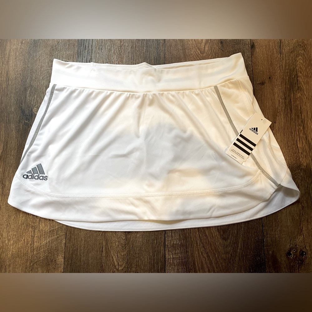 Large White Adidas Women’s Cimacool Utility Skort